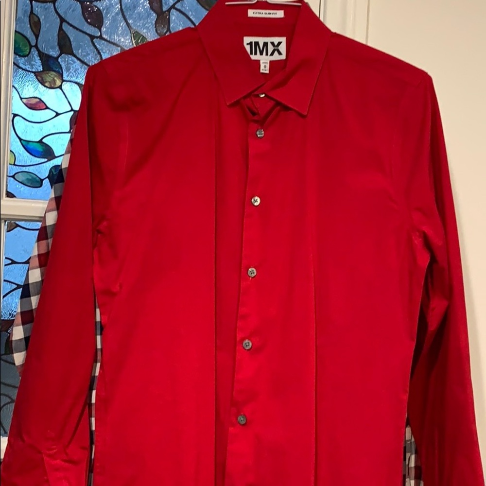 Extra slim Vibrant Red M dress shirt